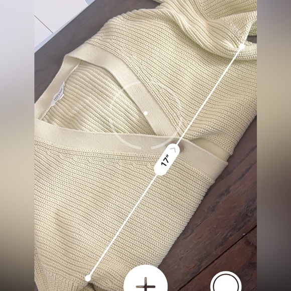 Haven Well Within Shaker Cardigan in Butter Yellow Organic Cotton Size Small - Picture 5 of 5